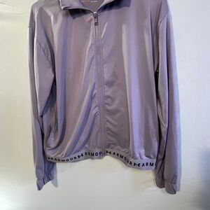Under Armour Lavender Bomber Jacket - Women's Zip Front